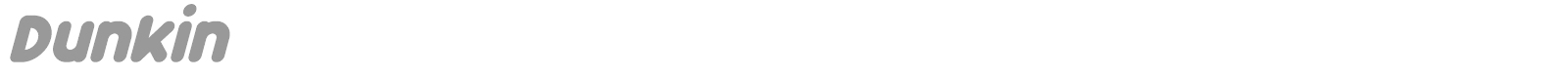 Dunkin font preview